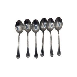 Oneida Silver Perception Stainless Flatware Tablespoons Set Of 6 Discontinued Gl